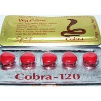 Deux blister de Cobra Red 120 mg, pour soutenir l'érection