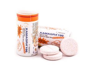 les flacons de Kamagra Effervescent 100 mg qui traite la dysfonction érectile