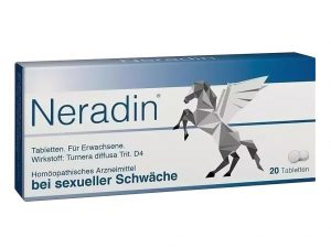 Médicament Neradin qui lutte contrer les troubles de l'érection