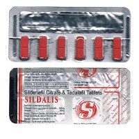 un blister aux pilules de Sildalis 120 mg qui abbat l'impuissance