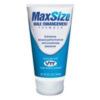 une tube de Max Size, une crème contre la dysfonciton érectile