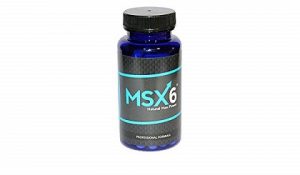 une petite bouteille de MSX6, un produit renforcant la sexualité