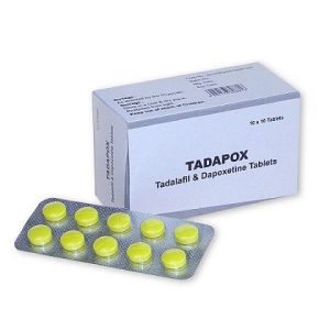 La boite et le blister de Tadapox 80 mg qui enleve les problemes érectiles